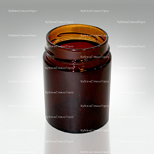Стеклобанка 0,250 ТВИСТ (66) Deep Ровная (коричневая) банка стеклянная КСТ оптом и по оптовым ценам в Уфе