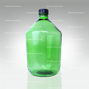 Бутыль 10,0 л Казацкий (зеленый) стеклянный оптом и по оптовым ценам в Уфе