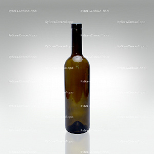 Бутылка 0,750 Бордо оливковая  (20/21/23) стекло оптом и по оптовым ценам в Уфе