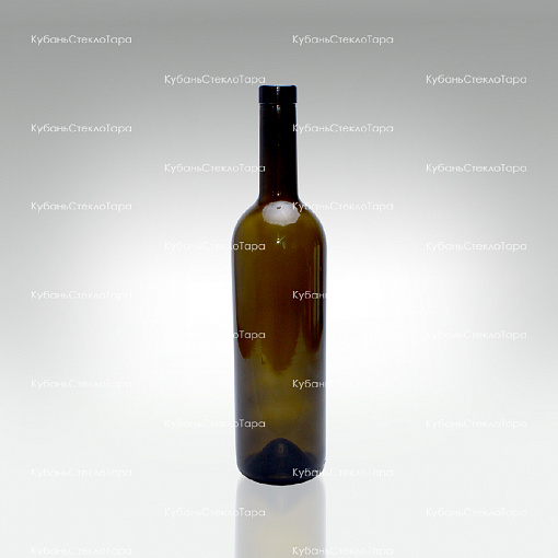 Бутылка 0,750 Бордо оливковая  (20/21/23) стекло оптом и по оптовым ценам в Уфе