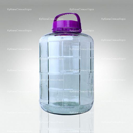 Бутыль (банка) стеклянный "фиолетовая" 20 л оптом и по оптовым ценам в Уфе