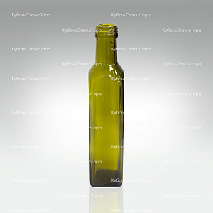 Бутылка 0,250  (31,5)"MARASCA" оливковая стекло оптом и по оптовым ценам в Уфе