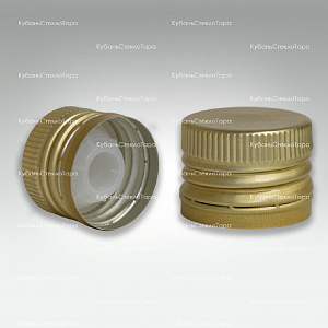 Колпачок алюминиевый с резьбой (31,5*24) с дозатором золото в Уфе оптом и по оптовым ценам
