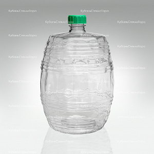 Бутыль 10,0 л Бочонок (прозрачный) стеклянный оптом и по оптовым ценам в Уфе