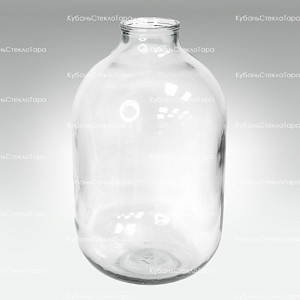Бутыль 15,0 л (110) прозрачный стеклянный с крышкой оптом и по оптовым ценам в Уфе