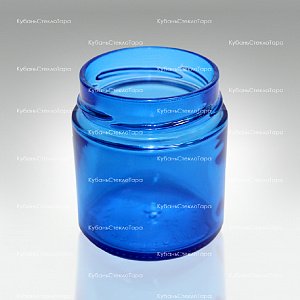 Стеклобанка 0,200  ТВИСТ (66)  Deep (синяя) банка стеклянная КСТ оптом и по оптовым ценам в Уфе