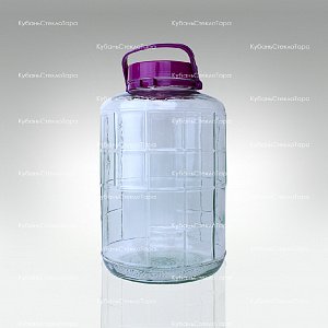 Бутыль (банка) стеклянный "фиолетовая" 16 л оптом и по оптовым ценам в Уфе