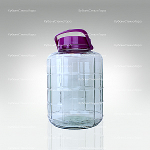 Бутыль (банка) стеклянный "фиолетовая" 12 л оптом и по оптовым ценам в Уфе