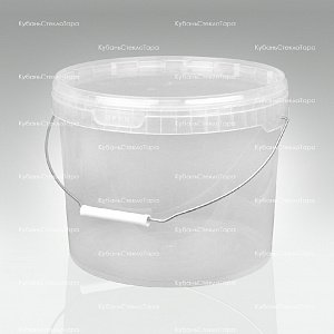 Ведро 11,0 л прозрачное пластик с метал.ручкой оптом и по оптовым ценам в Уфе