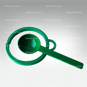 Кольцо и ложка на банку зеленые (82) оптом и по оптовым ценам в Уфе