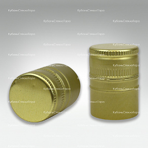 Колпачок алюминиевый (31,5*44) золото  в Уфе оптом и по оптовым ценам