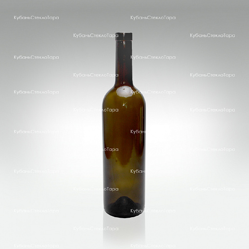 Бутылка 0,750 Бордо оливковая (П-29-А4) стекло оптом и по оптовым ценам в Уфе