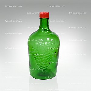 Винная бутылка 3 л (38) зеленая стекло оптом и по оптовым ценам в Уфе