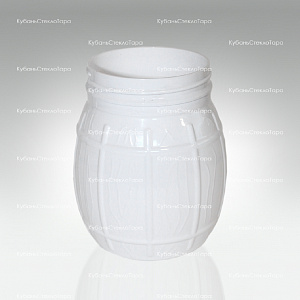 Пластик Бочонок 0,500 (82) Белый оптом и по оптовым ценам в Уфе
