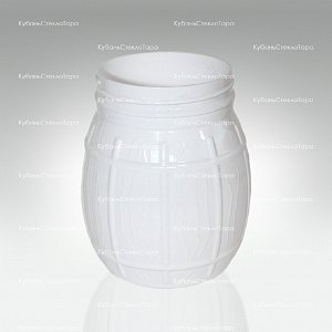 Пластик Бочонок 0,500 (82) Белый оптом и по оптовым ценам в Уфе
