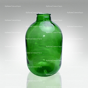 Бутыль СКО 10л (зеленый) стеклянный оптом и по оптовым ценам в Уфе