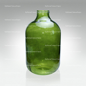 Бутыль 10 ТВИСТ (100) (зеленый) стеклянный оптом и по оптовым ценам в Уфе